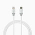 10 ft White USB-C to Lightning Premium Braided LBT Cable