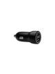 DBRAMANTE1928 re-charge - Car Charger - USB-C 30W+USB-A 18W - Black