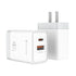 iCharm PD30W Type C + USB Fast Charger - White