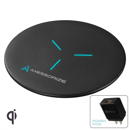 Axessorize - 15W PROCharge Unplugged+ Wireless Charger + USB-C Cable (1.8M)